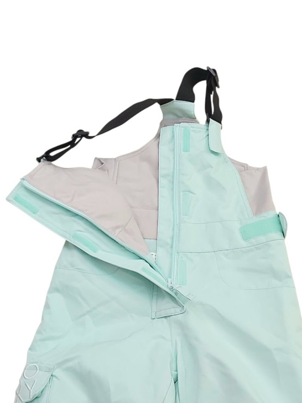 Roxy Snow Bibs Girls Size T3 Mint Green Snowboard Ski Warm Winter Insulated - Picture 3 of 12